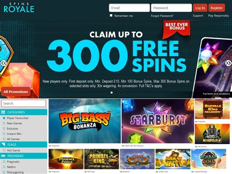 Spins royale casino review